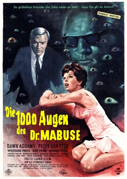 The 1,000 Eyes Of Dr. Mabuse (1960)